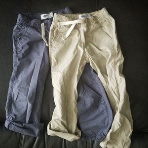 Set of 2 pre owned carters khaki pants